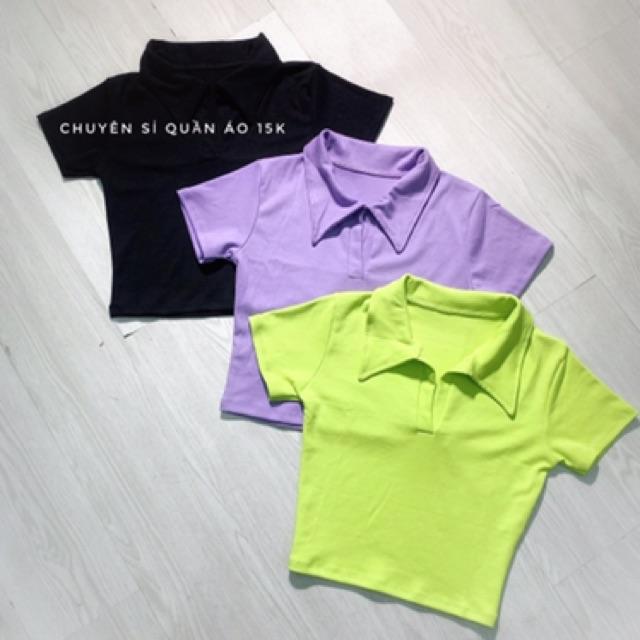 Áo polo cổ trụ basic