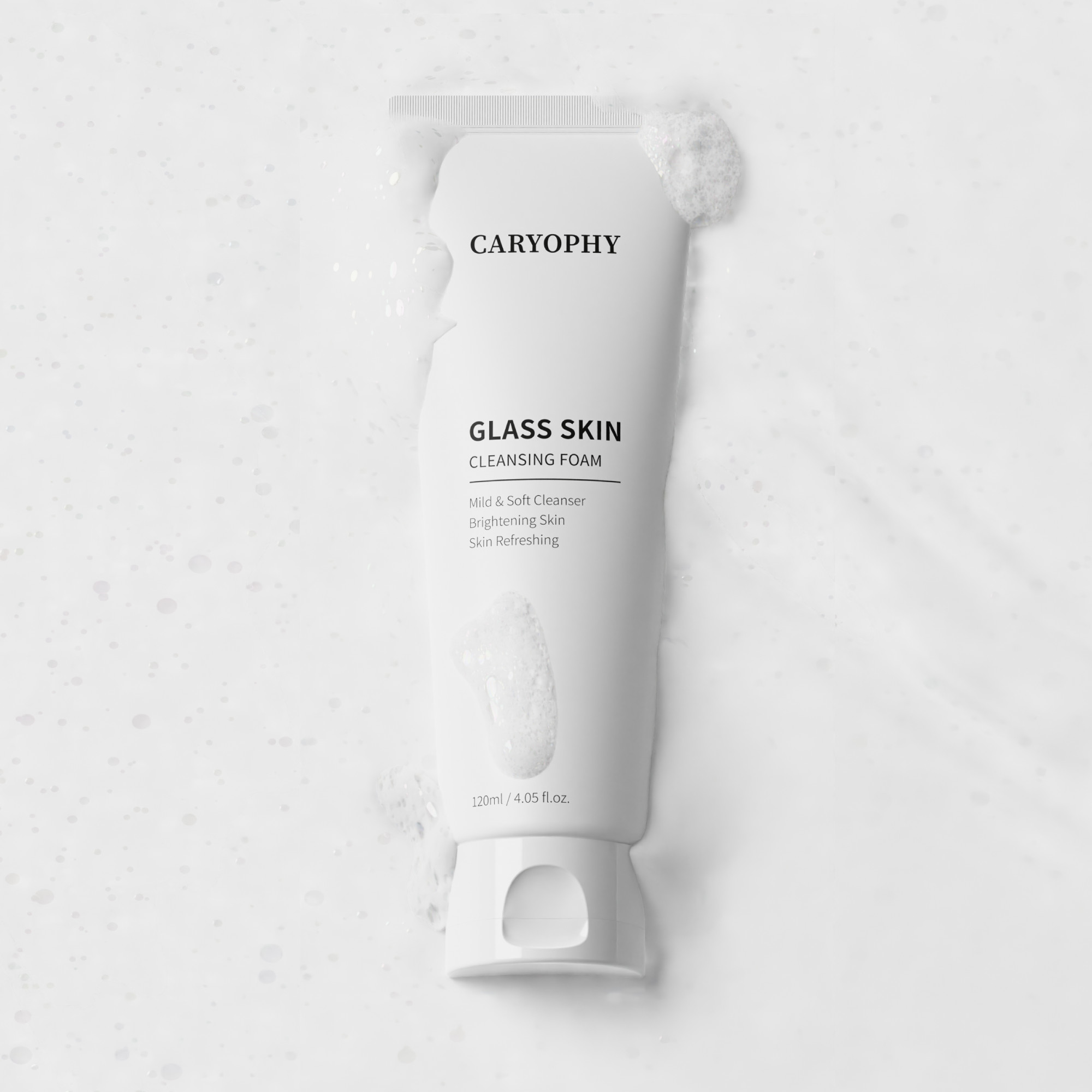 Sữa rữa mặt dưỡng ẩm sáng da Caryophy Glass Skin Cleasing Foam 120ml