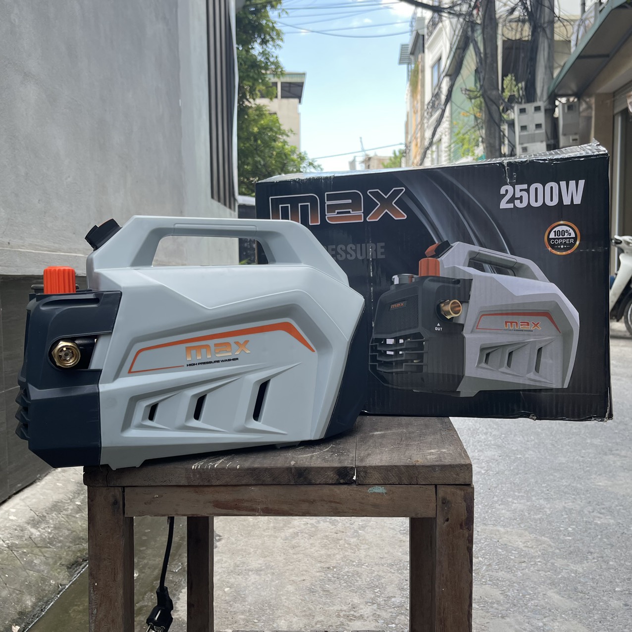 Máy Rửa Xe ABG MAX MC915 2500W Chỉnh Áp Lưu Lượng Lớn Áp Suất Cao Sử Dụng Trong Gia Đình Và Trong Công Nghiệp - Hàng Chính Hãng