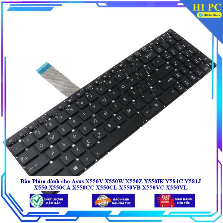 Bàn Phím dành cho Asus X550V X550W X550Z X550IK Y581C Y581J X550 X550CA X550CC X550CL X550VB X550VC X550VL - Hàng Nhập Khẩu