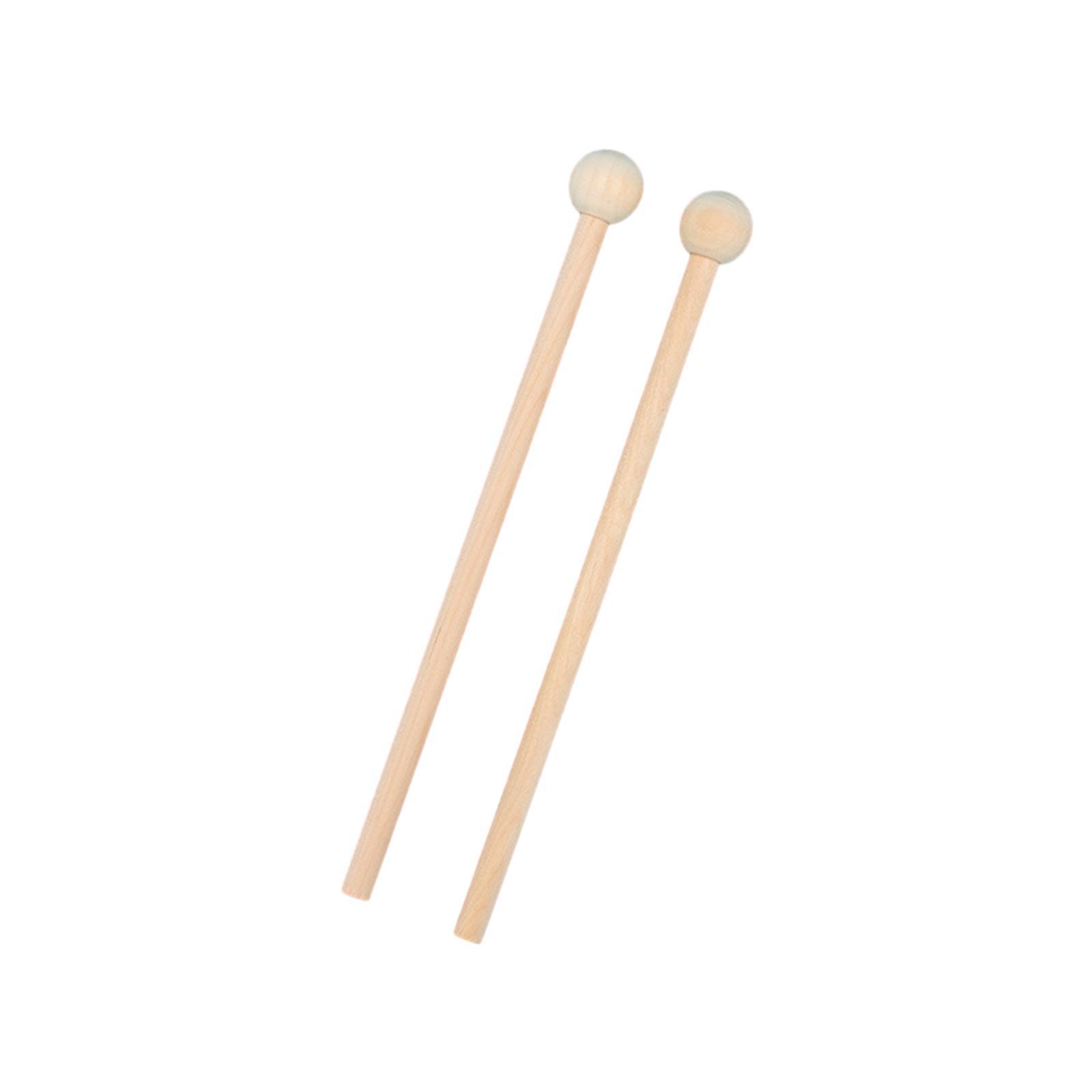 2x Percussion Mallets Lightweight Musical Parts for Chime Glockenspiel Bells