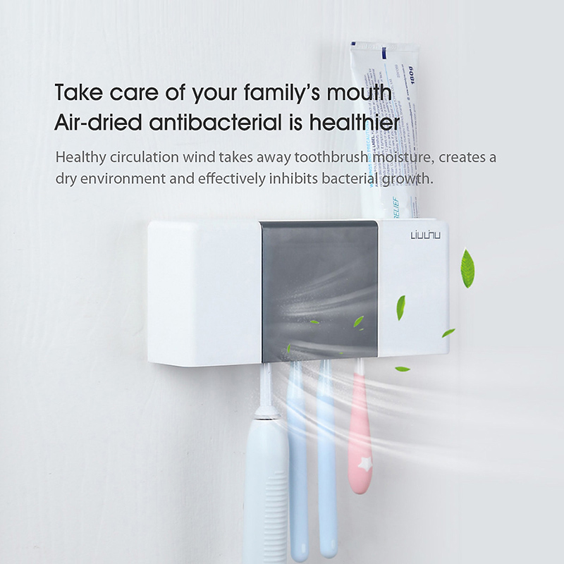 Hộp tiệt trùng bàn chải đánh răng Xiaomi Youpin Liushu 4000mAh có thể sạc lại tia UV khử trùng kem đánh răng Máy phân phối bàn chải đánh răng
