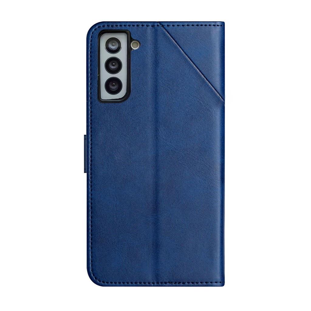 Ốp điện thoại da gập màu trơn cho Samsung Galaxy S21+ S21 Plus S21 Ultra S21FE S20 Plus S20+ S20 Ultra S20FE 5G S10 Plus S10+ S10e