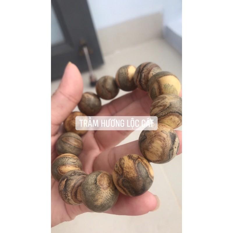 Vòng Trầm Tốc Bông size 16ly Nam