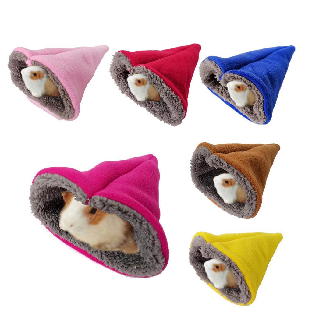2 Pcs Hamster Squirrel Guinea Pig Winter Warm Cotton Sleeping Nest
