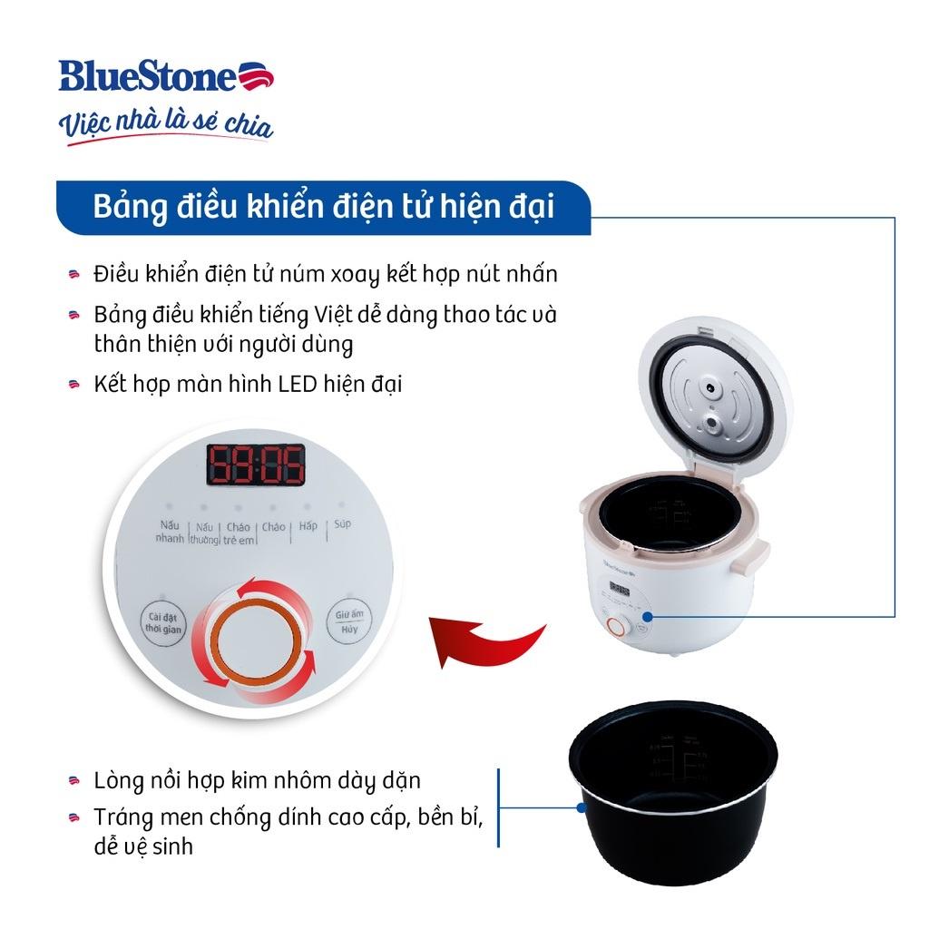 Nồi Cơm Điện Tử Mini Bluestone 5905 , Dung Tích 0.75L , Hàng Chính Hãng