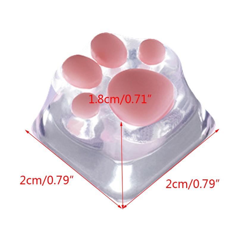 Nút Bàn Phím Cơ 3d Hình Dấu Chân Mèo