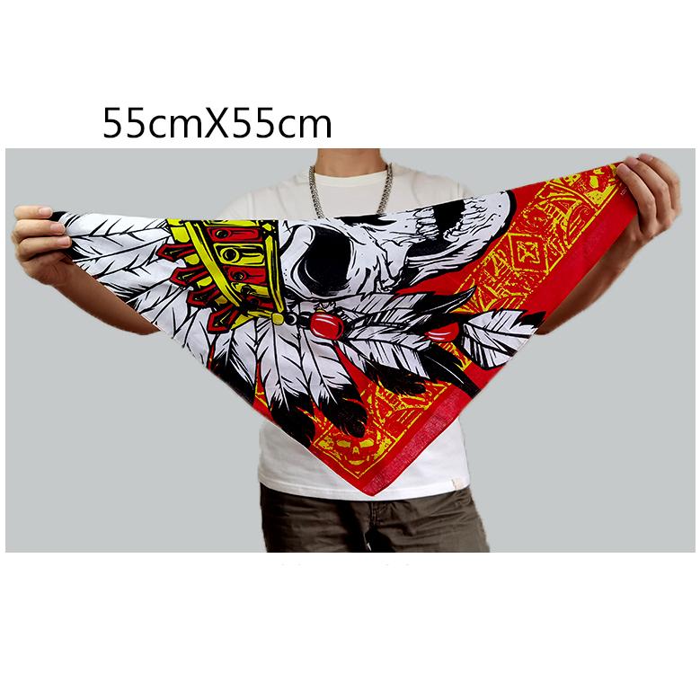 Khăn bandana Kull cá tính - Khăn vuông đội đầu cao cấp