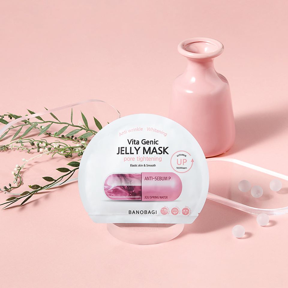 Hộp 10 Mặt nạ dưỡng da BANOBAGI VITA GENIC JELLY  MASK PORE TIGHTENING dưỡng da săn chắc mịn màng