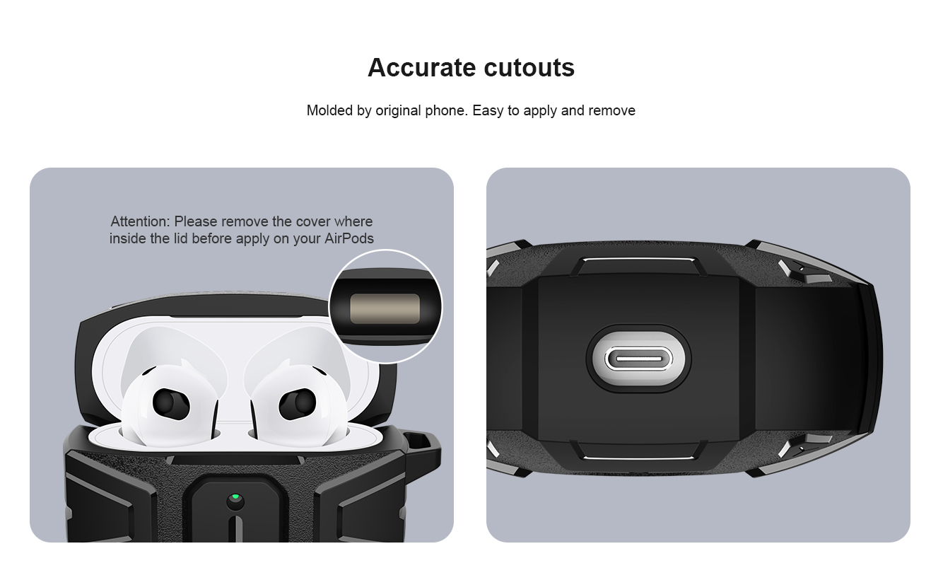 Ốp Case Ốp Nillkin Explorer Dành Cho Airpods 3, Nhiều Màu Sắc - Hàng Chính Hãng