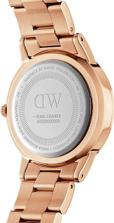 Đồng hồ nữ Daniel Wellington Iconic Link Rose Black 32mm DW00100212