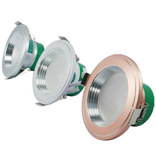 Đèn LED âm trần Kosoom 3 màu 7W viền trắng DL-KS-DMT-7