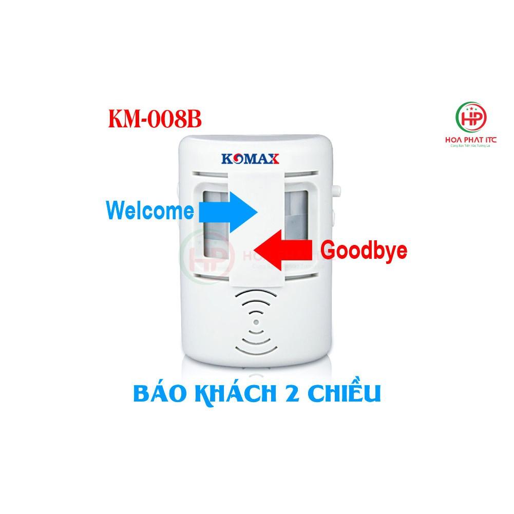 Chuông báo khách hai chiều Komax KM-008B - Hàng chính hãng