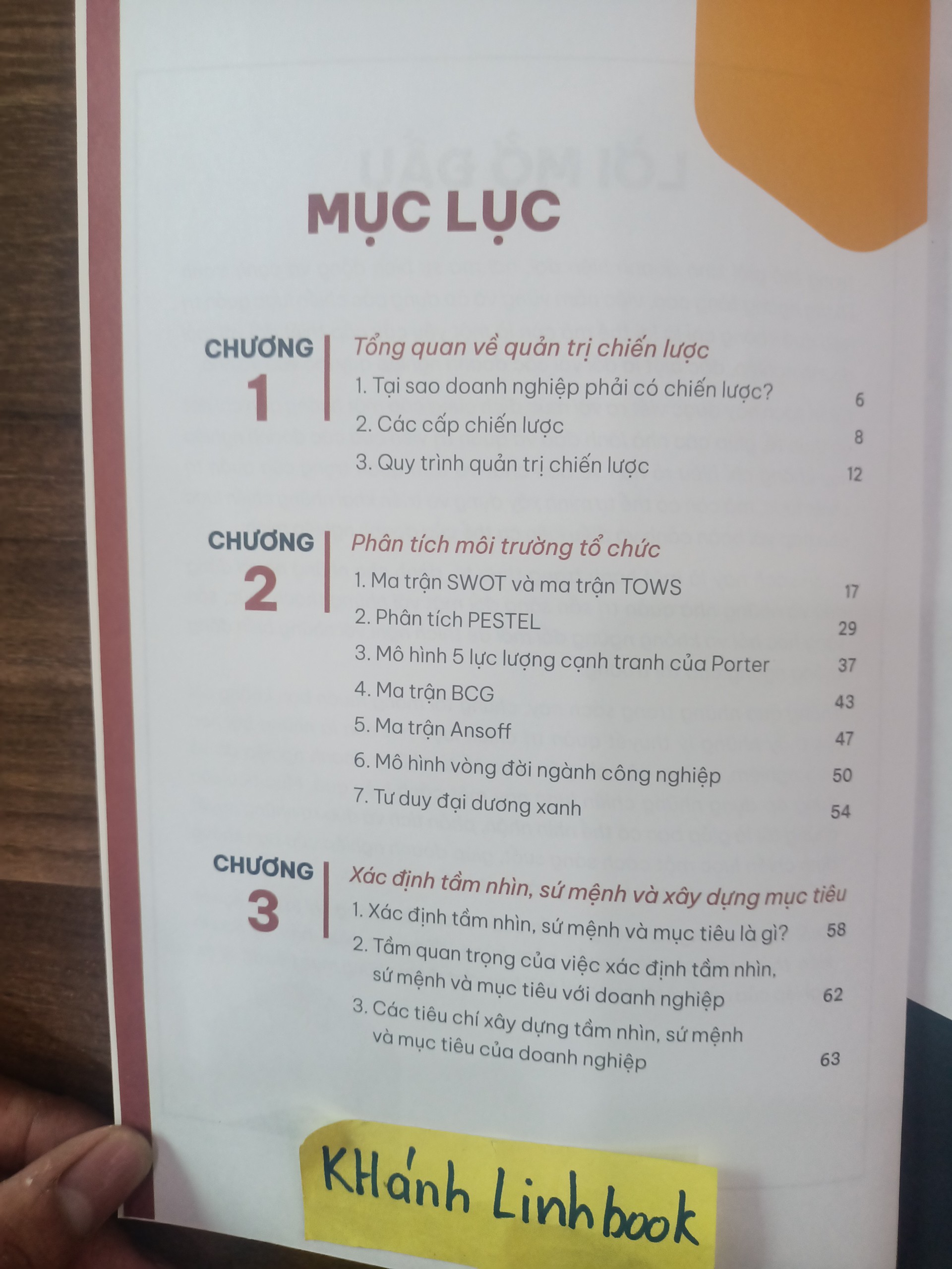 Sách - quản trị chiến lược cách để doanh nghiệp lớn mạnh - cuốn 1 (WU)