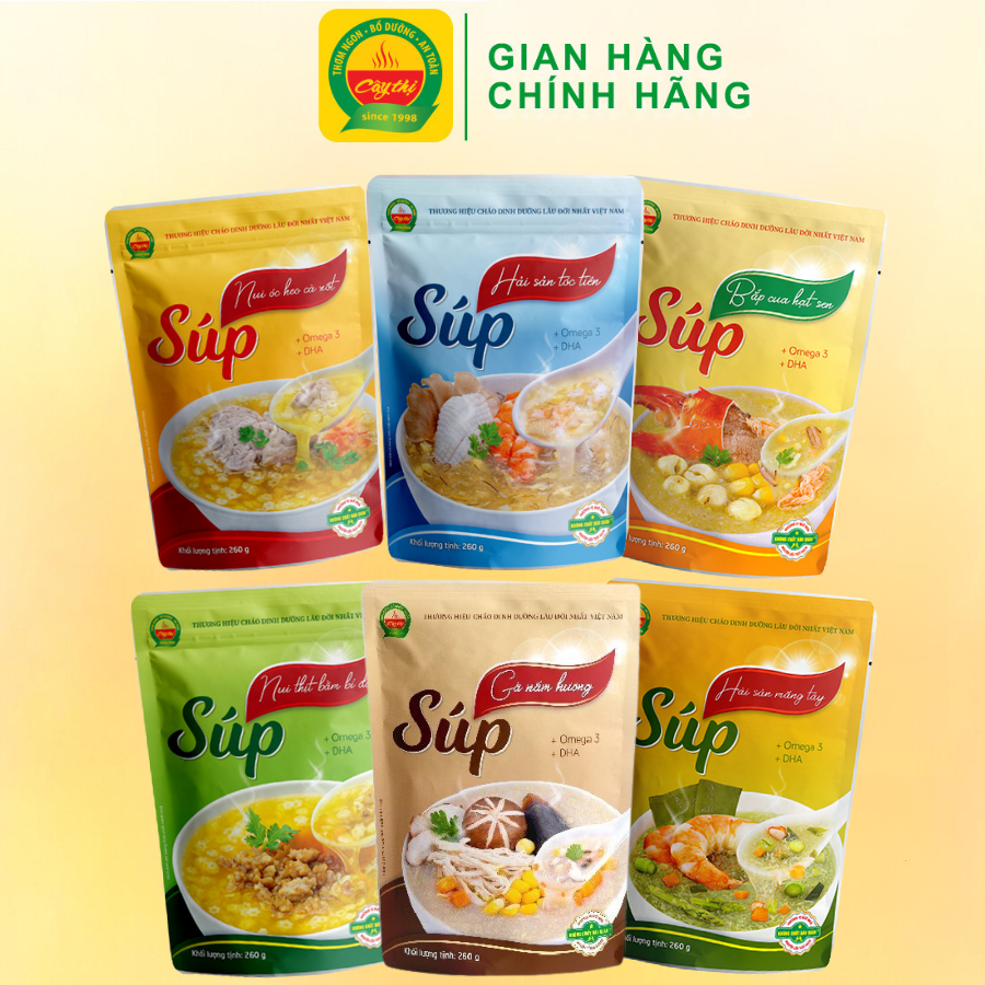 Combo 06 Gói Súp Dinh Dưỡng Cây Thị