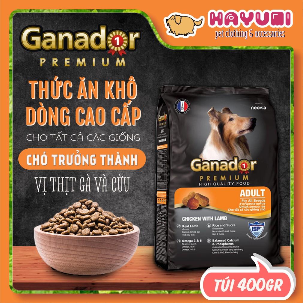 HẠT GANADOR ADULT VÀNG 400G - THỨC ĂN CHO CÚN LỚN