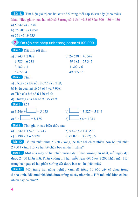 Sách - Tuyển Chọn 400 Bài Tập Toán 4 - Biên soạn theo chương trình GDPT mới - ndbooks