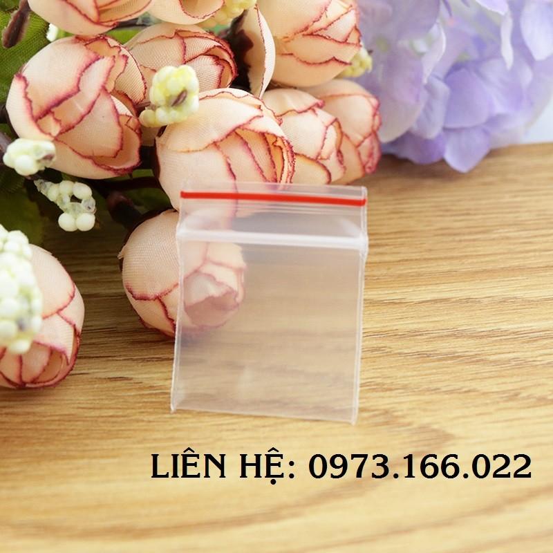 1 kg TÚI ZIPPER CHỈ ĐỎ
