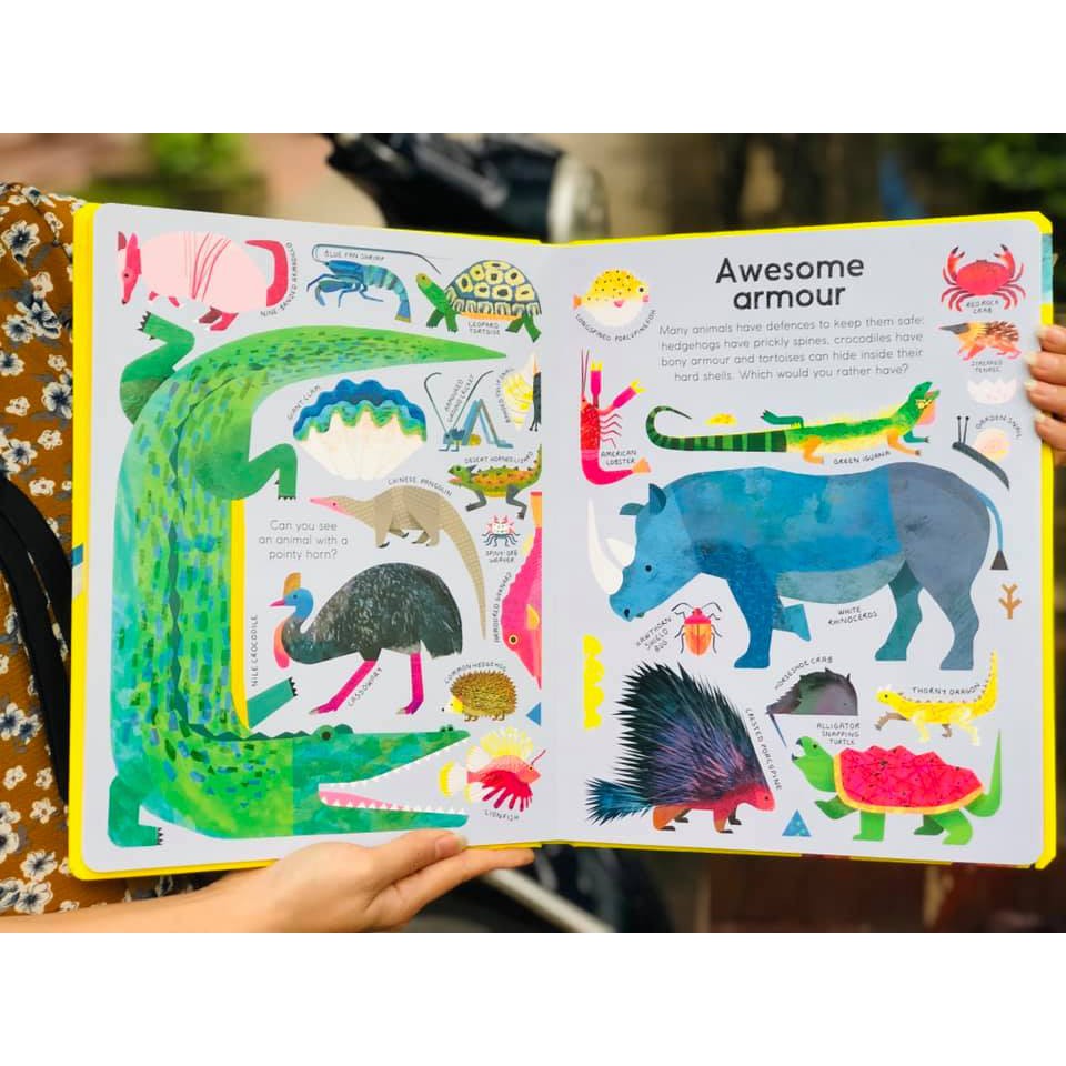 Sách Bản Quyền - Creature Features - Hơn 300 Động Vật Được Phân Làm 11 Nhóm Với Các Đặc Điểm Để Con Tìm Tiểu - Á Châu Book