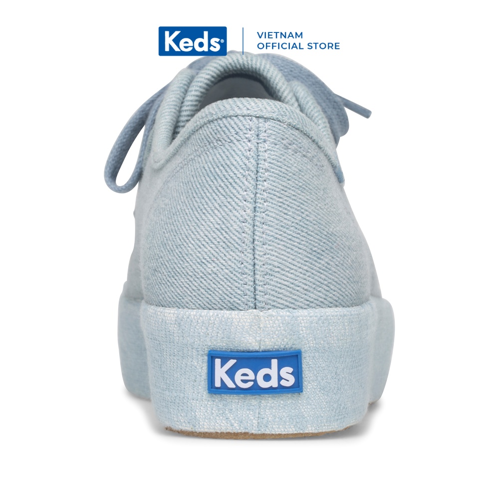 Giày Keds Nữ - Triple Kick Burlap Lt Blue - KD060329