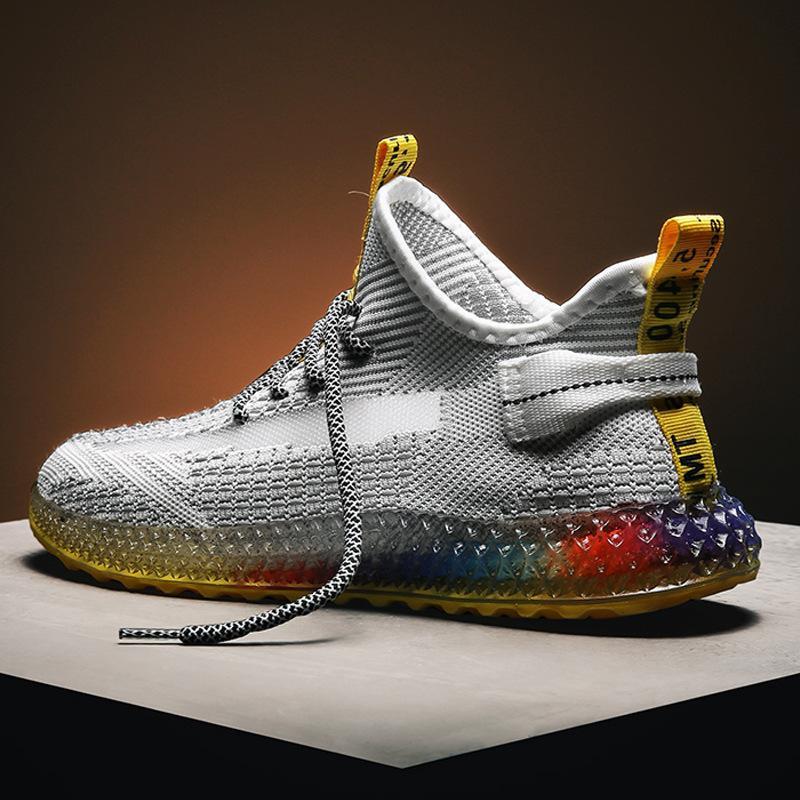 Giày Dệt Giày Nam Cá Tính Màu Giày Thể Thao 21086