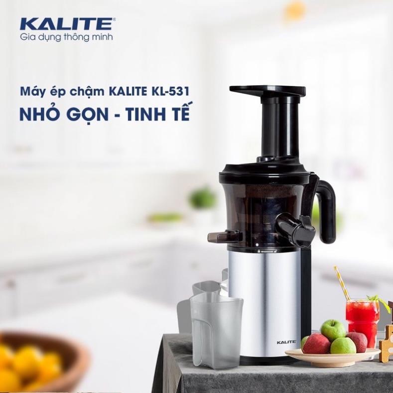 MÁY ÉP CHẬM KALITE KL531 CS 200W CÔNG NGHỆ CHÂU ÂU,LỌC MỊN BẰNG INOX 304 HÀNG CHÍNH HÃNG