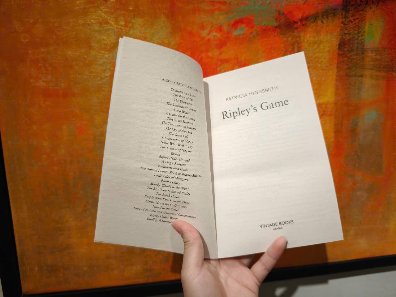 Sách - Ripley's Game by Patricia Highsmith - Fiction / Crime in English