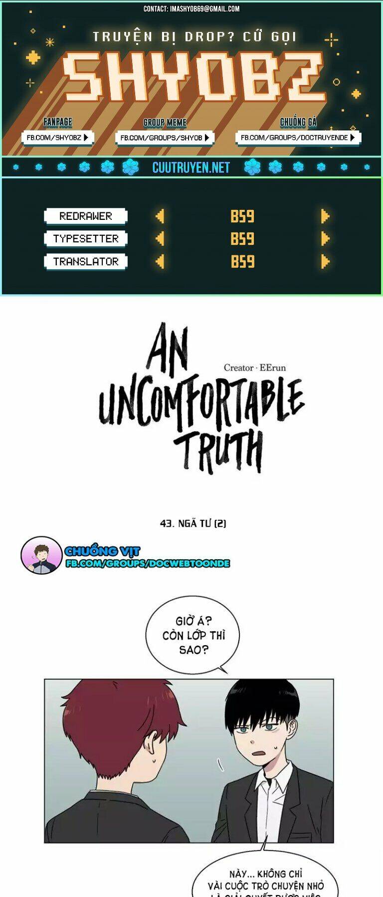 …”một sự thật khá khó chịu.” chapter 43 1