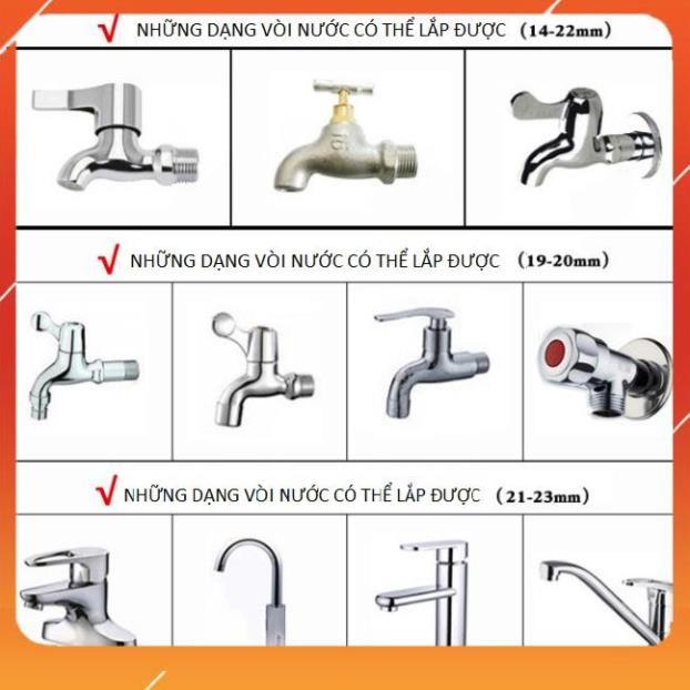 Bộ dây vòi xịt nước rửa xe, tưới cây . tăng áp 3 lần, loại 20m 206318 đầu đồng, cút đồng