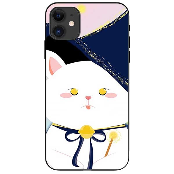 Ốp lưng dành cho Iphone 12 Mini mẫu Mèo Mắt Vàng