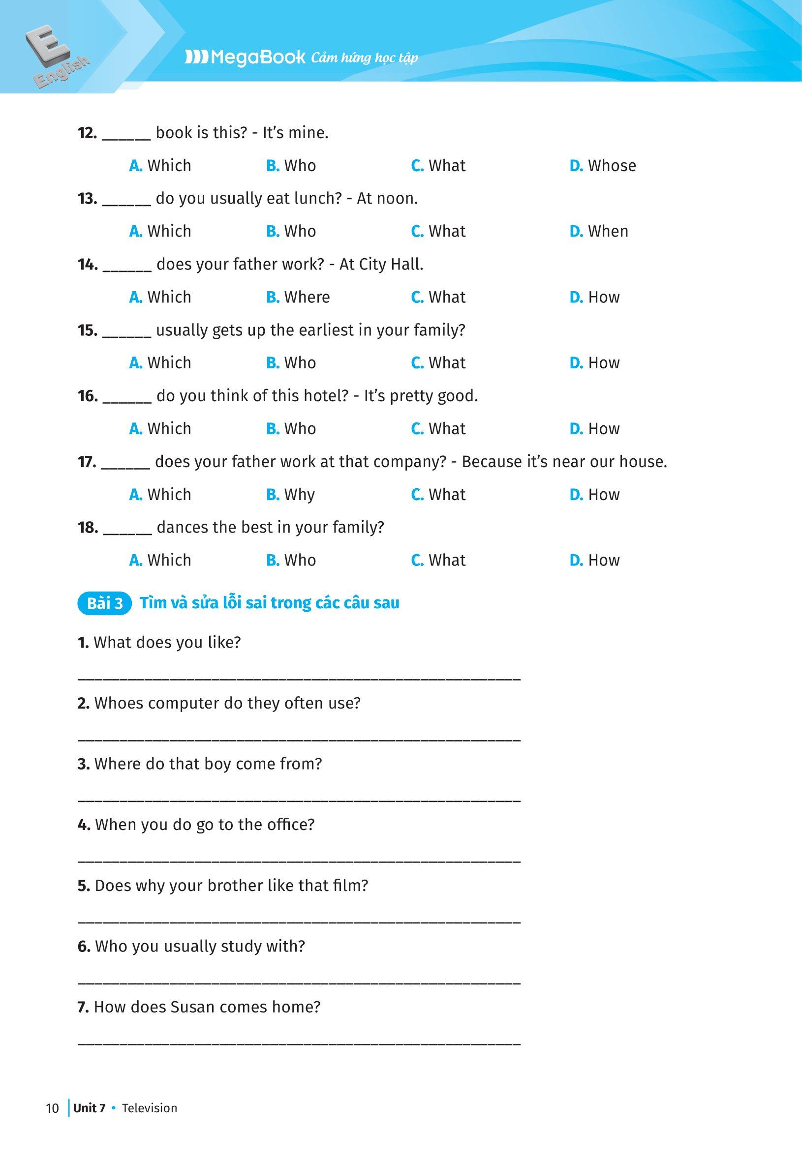 Luyện Chuyên Sâu Ngữ Pháp Và Bài Tập Tiếng Anh 6 - Tập 2 (Theo Chương Trình Global Success)