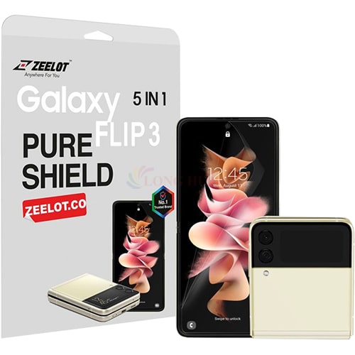 Dán màn hình 5-IN-1 Zeelot dành cho Samsung Galaxy Z Flip3 - Hàng chính hãng