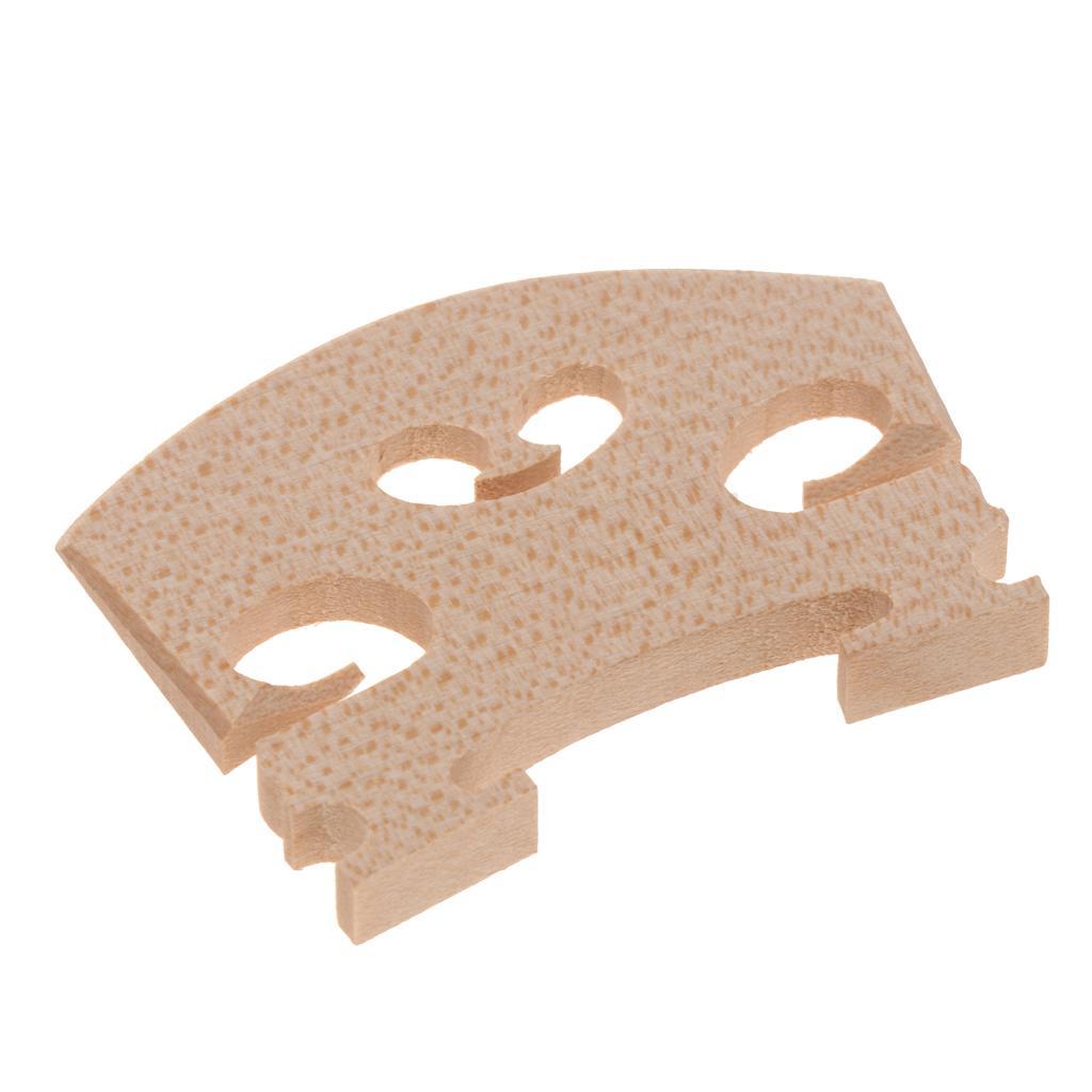 Solid Wooden Violin Bridge Musical Instrument DIY Replace 4-4 3.6cm