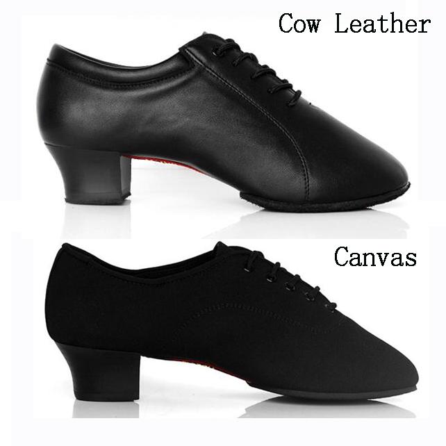 Giày nam Giày nhảy Latin Người lớn Giày Giày Giày Giày mềm Giày mềm Khó Nam Oxford vải gót chân 4,5cm Color: Canvas Shoe Size: 10