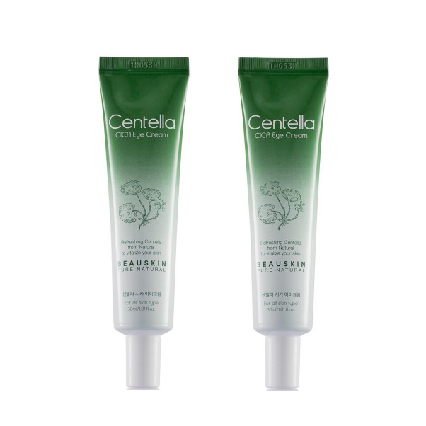 Combo 2 tuýp kem hỗ trợ điều trị nám đốm nâu đồi mồi vùng mắt Rau má Centella Beauskin Hàn quốc ( 30ml)