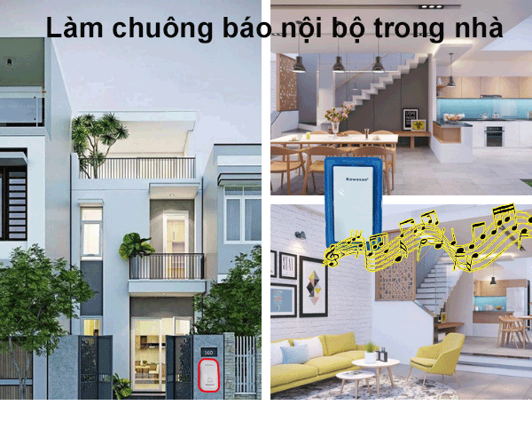 Chuông cửa không dây KAWASAN KW-DB658