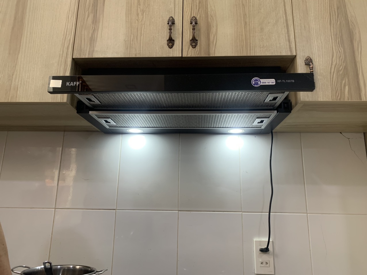 Máy Hút Mùi Kaff KF-TL1007B-Hàng Chính Hãng