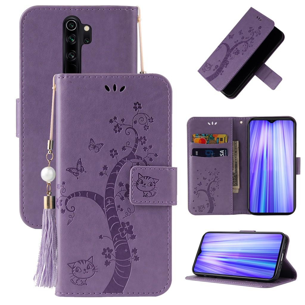 Ốp lưng điện thoại dạng ví da lật có ngăn đựng thẻ cho Xiaomi Redmi Note 8 Pro Note 8T Note 7 Redmi 8 8A 7A
