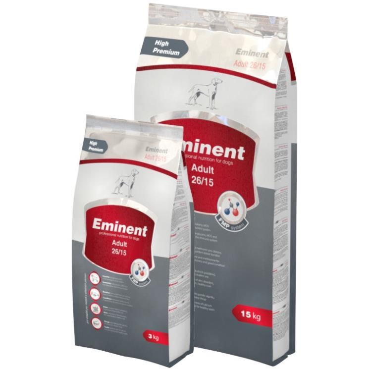 Eminent Adult - 3kg, Thức ăn cho chó trưởng thành, dành cho Chó giống vừa và giống nhỏ. Hạt cho chó trưởng thành.