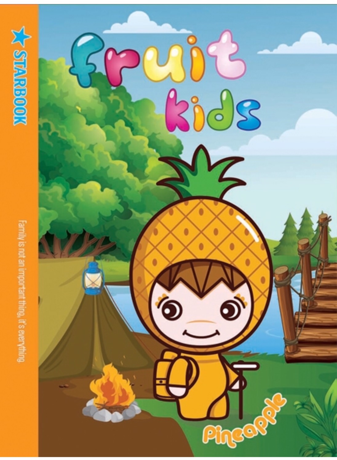 Lốc 5 Quyển Tập Hoc Sinh 96 trang Fruit Kids - Mẫu ngẫu nhiên