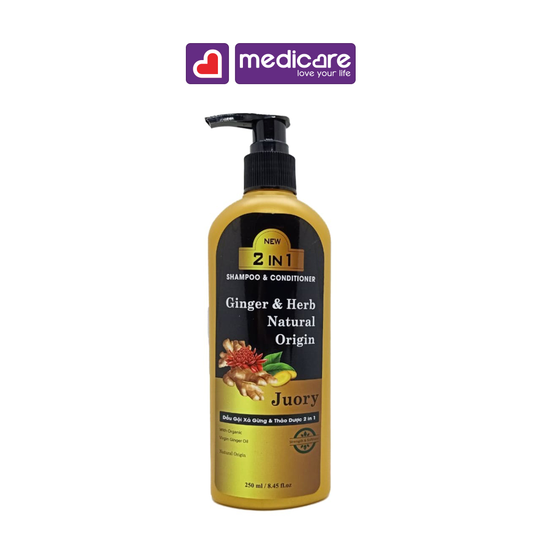 0131934 Dầu Gội Xả Juory Gừng & Thảo Dược 250ml