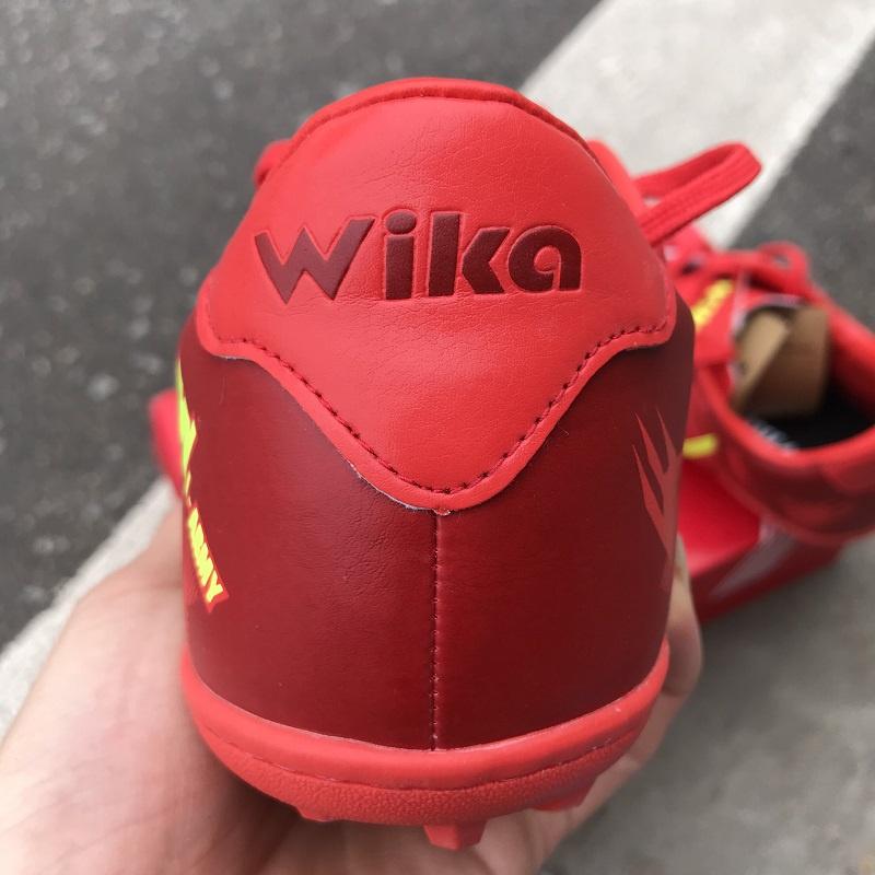 Cặp giày bóng đá phủi chính hãng Wika Army đỏ 2022 siêu xịn