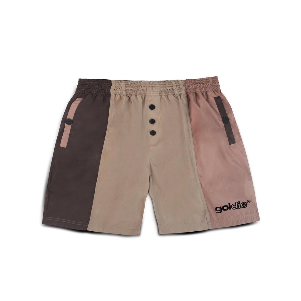 Quần short gió 'GOLDIE ACTIVE PANELED' ghép mảnh