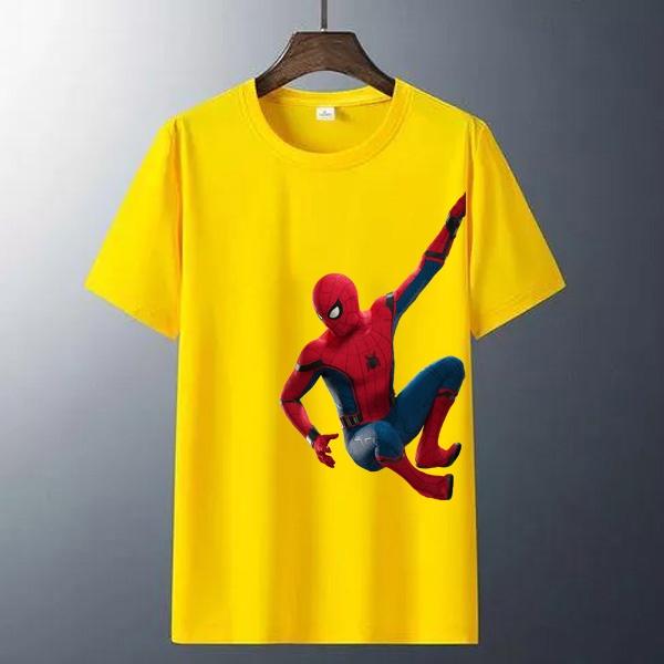 Áo thun trẻ em spider man 6 màu , Có size người lớn, King Cotton