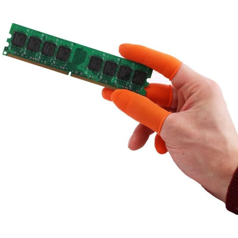 100 Chiếc Dùng Một Lần Cao Su Ngón Tay Nôi Chống Trượt Chống Tĩnh Điện Cao Su Đầu Ngón Tay Bảo Vệ Ngón Tay Găng Tay Cho Sửa Chữa Điện Tử bộ Trang Sức