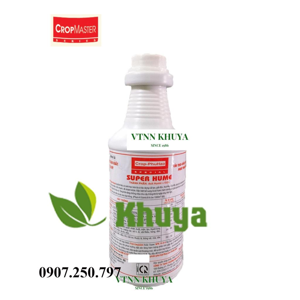 Phân bón lá Super Hume chai 500ml Phú Hảo Dưỡng rễ và Kích rễ