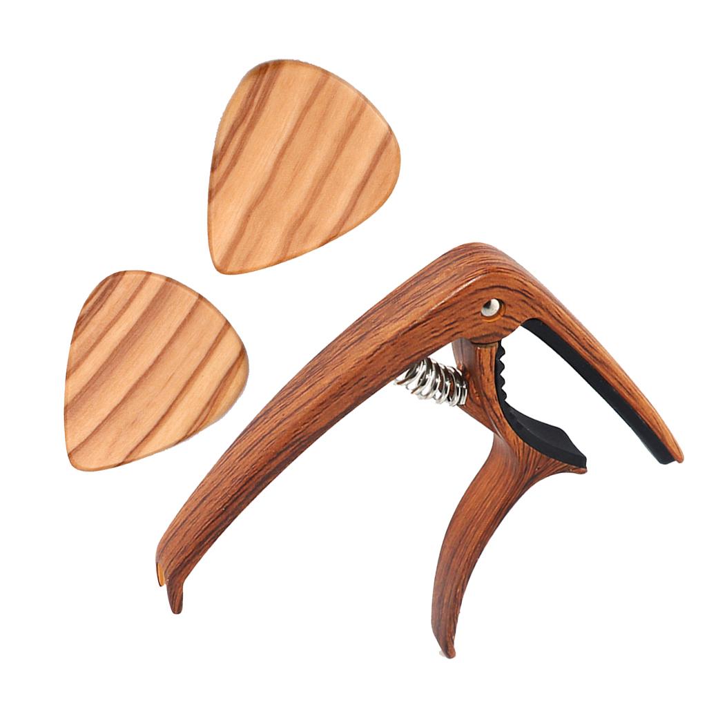 Guitar Capo Chỉnh Kẹp Ngón Tay Phím cho Guitar Cổ Điển Bass Ukulele