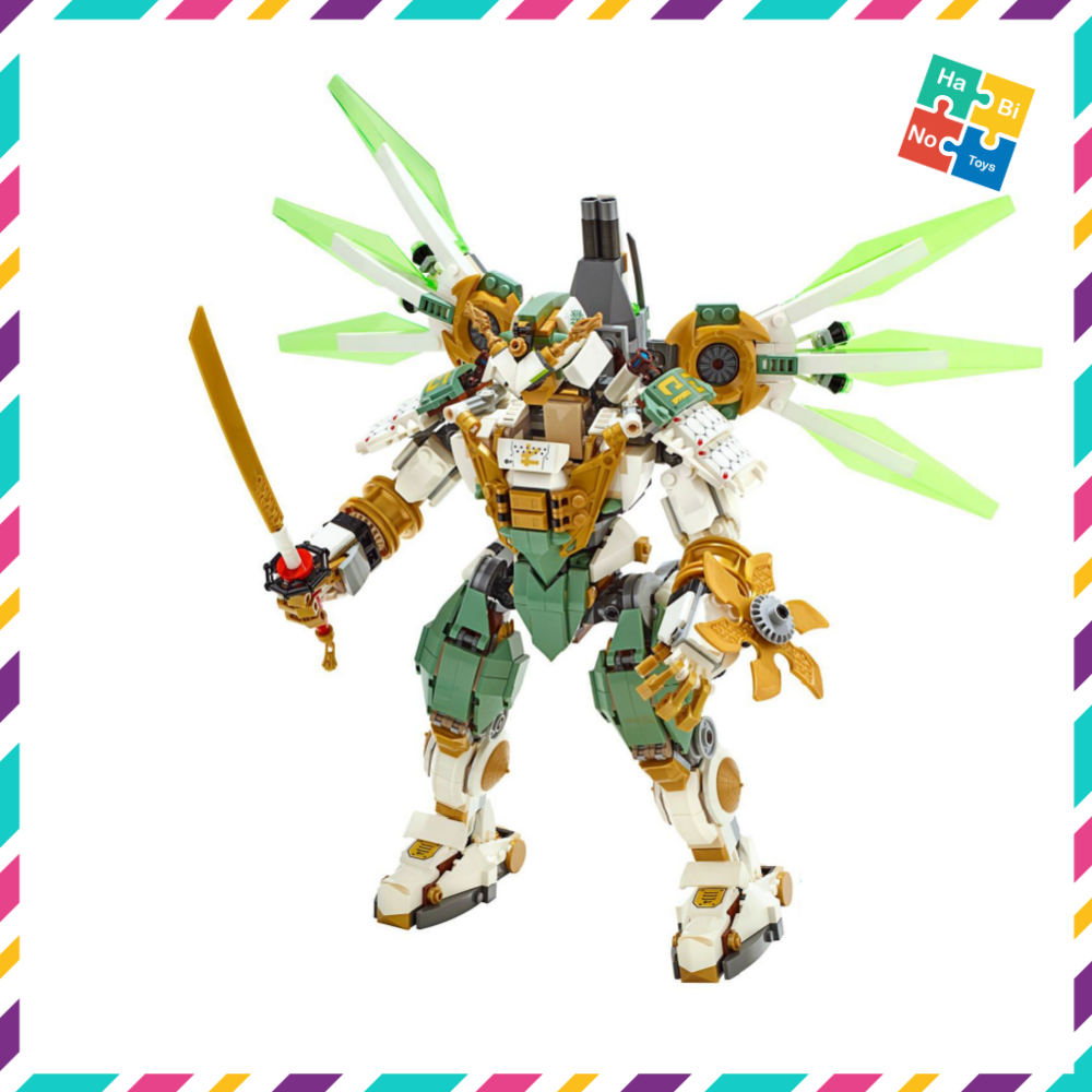 Ninja Xếp Hình Lắp Ráp Mã 11331 Người Máy Robot Ninja Titan Mech Lloyd 912 Chi Tiết Trẻ Từ 6 TuổI