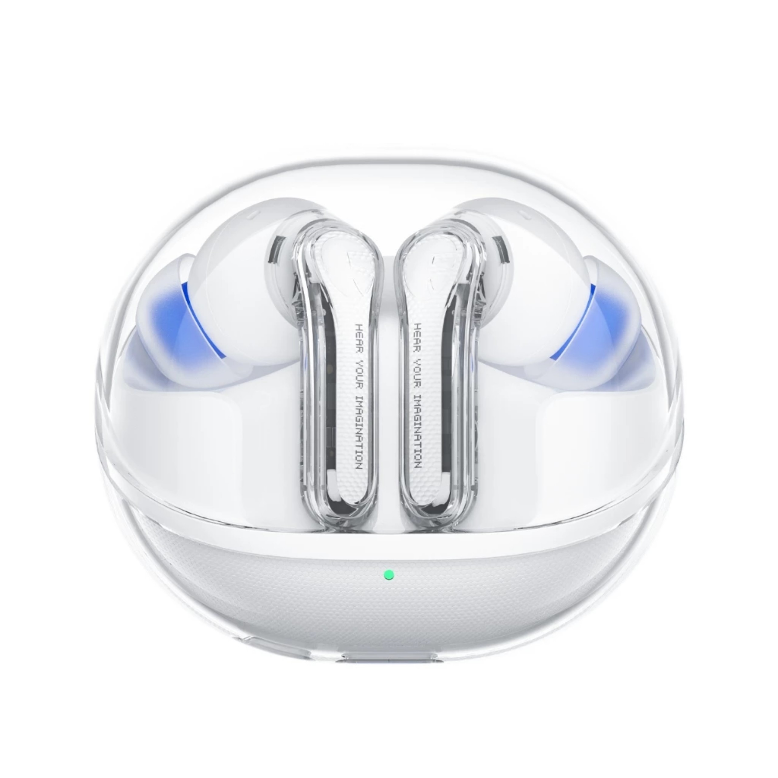 Tai nghe True Wireless SoundPEATS Clear | Trong suốt Trendy | Mic Kép ANC | Bluetooth 5.3 - Hàng Chính Hãng
