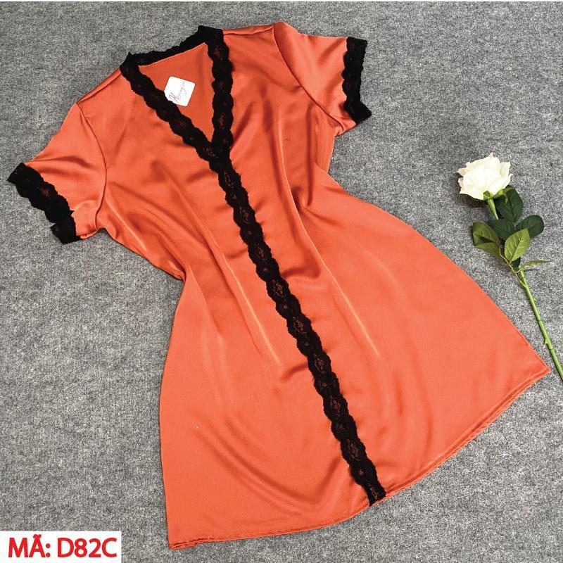 HISEXY Đầm Ngủ Pyjama Mặc Nhà Lụa Satin Đủ Size Dưới 75Kg